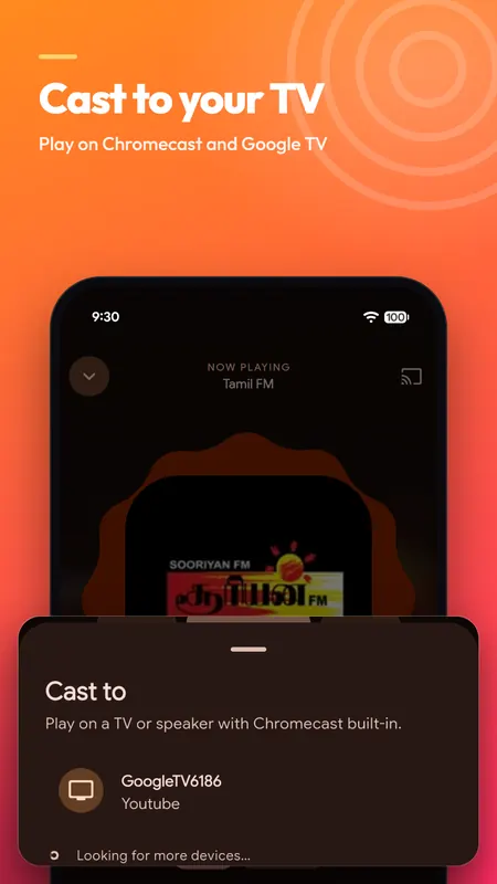 Cast to a TV with Chromecast